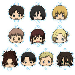 snkmerchandise: News: SnK Azu Maker ChuruChara Acrylic Keyholders