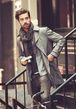 justthedesign:  Mens Coat Fashion Model