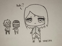 yamelaii:  ‘’Sasuke looked over the two of them, and gave