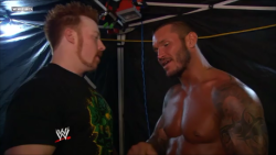 Sheamus looks a bit distracted :)