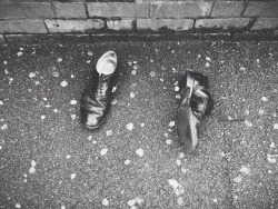 lostthingsblog:  Lost: Shoes, black brogues Place: Seven Sisters