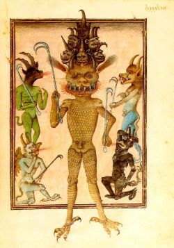 sagan-indiana:  Lucifer. Unknown French artist. 15th Century.