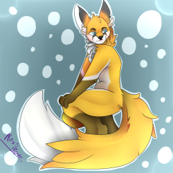 nexy-mobile:  Fox commission for a cool person on FA. Go check