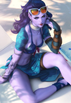 borealisowl:Artgerm: DA, S6, YT, website, FB, IGWidowmaker Summer,D.Va,Sombra,Mei,Mercy,McCree,Hanzo,Ana,Tracer