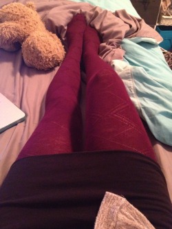 youh0esdown:  Feeling sassy in my tights today 