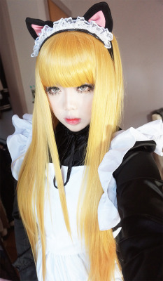  Yandere Maidヽ(☉౪ ⊙ )ノ Wig is from Uniqso 