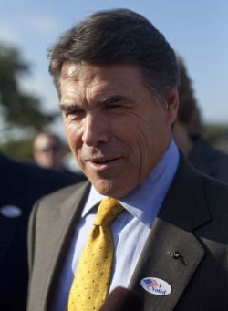 thedaddylist:  graypinstripesuit:  Gov.Rick perry  Adorable,