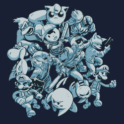 it8bit:  Smash Attack! Limited edition tees available at The