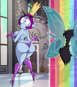 grimphantom2: Commission: Pixie Empress, Royal Embarrasment by