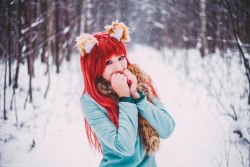 cosplaygirl:  Snowy day of Horo~ by ~Blairchik on deviantART
