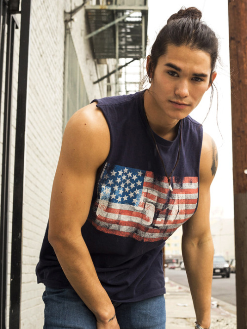 flawlessgentlemen: Booboo Stewart photographed by Lowell Taylor