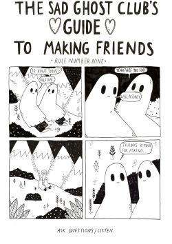 thesadghostclub:    Remember to take an interest in your friend’s