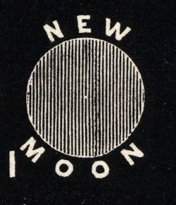 nemfrog: New moon.  Astronomy. Drawn and engraved by John Emslie.