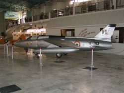 warhistoryonline:  Indian Folland Gnat on display at the PAF