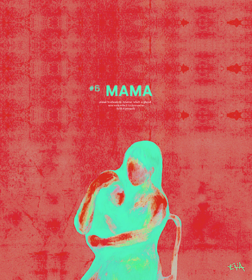 monoka:  â€œWith a face that resembled her sonâ€™s, timeless, ageless, and full of inner strength, the beautiful woman smiled with dignity. Her gaze was fulfillment, her greeting a homecoming. Silently I stretched my hands out to her.â€ WINGS #6 MAMA