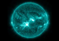 scinewsnetwork:  On October 24th, a solar flare peaked on the