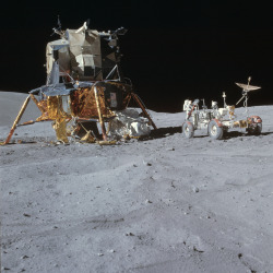 gunsandposes-history:  The Moon, April 1972. Photos by Apollo