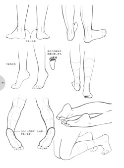 knickerweasels:  Drawing Feet and Shoes from 萌えキャラクターの描き方