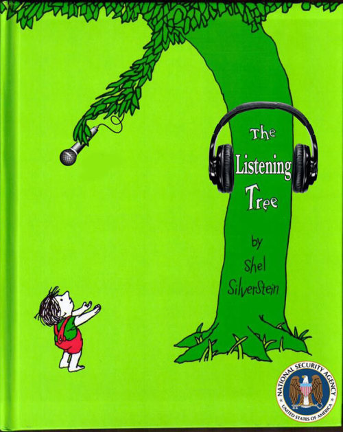 tastefullyoffensive:  NSA surveillance as told through classic childrenâ€™s booksÂ [@darth/via] 