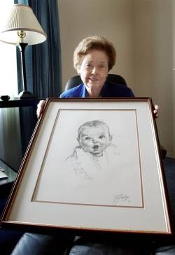 wetshovel: sixpenceee: The Gerber Baby turned 90 years old today. 
