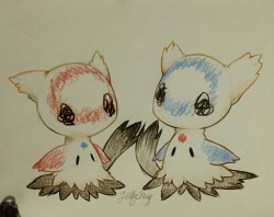 jellyenvy:  Mimikyu sibling and they love eachother a lot