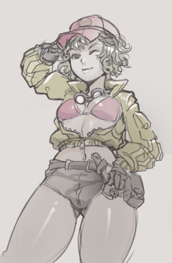 norasuko-safe:  A couple of SFW videogame sketches. I drew Cindy