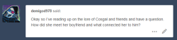Cosgal and BF met years ago. At that time, men didn’t really