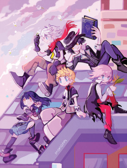 momoppi:  khux print for a local con!