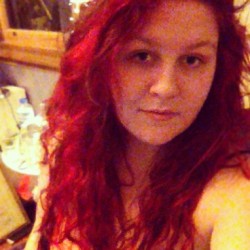 Fist time I washed my hair since it was dyed red. I made the