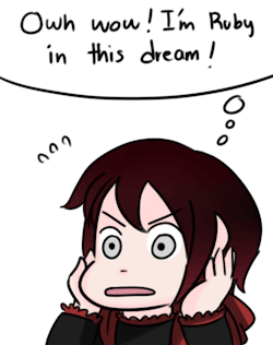 kinzaibatsu91:  My first lucid dream with team RWBY,and I wasn’t
