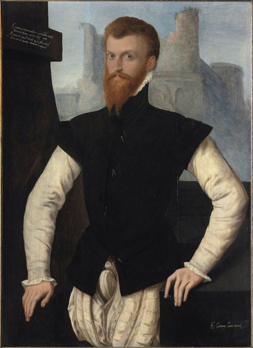 history-of-fashion:  ab. 1555 English School - Portrait of Edward