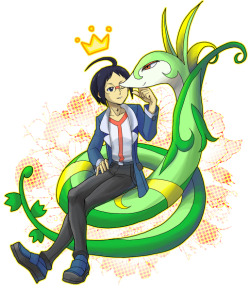 incompleteromance:  Parselmouthshipping - Cheren/Serperior 