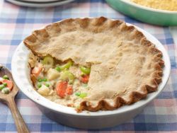 foodnetwork:Recipe of the Day: Trisha’s Chickless Pot Pie  