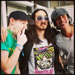 professional-skrillmau5:  LOL #Deadmau5 #SteveAoki #TommyLee