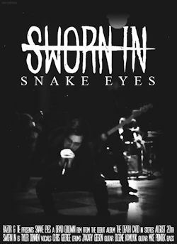 veryemo:  Sworn In | Movie Poster for “Snake Eyes” 