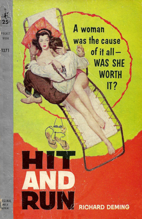 Hit And Run, by Richard Deming (Pocket Books, 1960).From eBay.