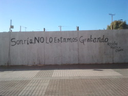 caminoporunacallevacia:  callate—culiao:  Acción Poetica Ovalle