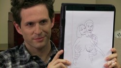 cultmovie:  During a convention interview, star Glenn Howerton was