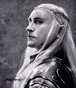 elven-nicknacks:  Thranduil (by ermitanyongpalits)