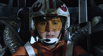 markipliergamegifs:  Mark as an X-Wing pilot. He was distracted by a new mission, Vader will have to wait~  JonTron’s StarCade: Episode 2 - X-WING  