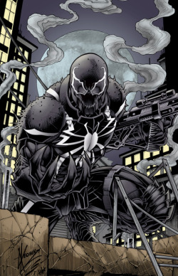 extraordinarycomics:  Agent Venom by Dale Keown. 
