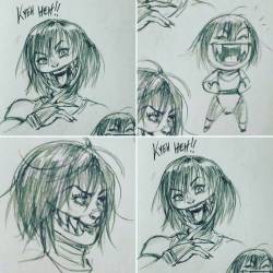 peannlui:  #Mileena doodles!  #sketch #mortal kombat  #mkx #mortalkombatx