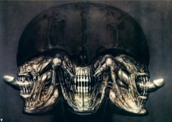 body-horror:  HR Giger - Necronom II (1977) “It was the eroticism