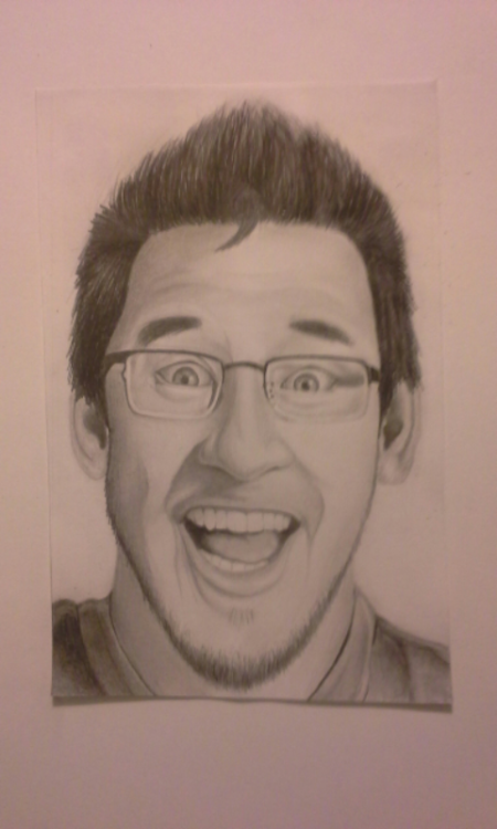link-itsdangeroustogoalone:  Guys, I’m done. ^_^ I present a smiley little Mark. :) I’m sorry for the low quality. I’ll scan it tomorrow. 
