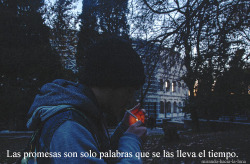 love-is-loveforever:Es una mierda tener promesas.