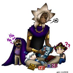 neal-illustrator:  Babysitting. Done for faiakishi comment, request,