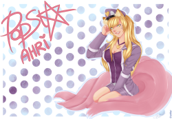 yep-that-tasted-purple:  ~PopStar Ahri~ by YamiKira