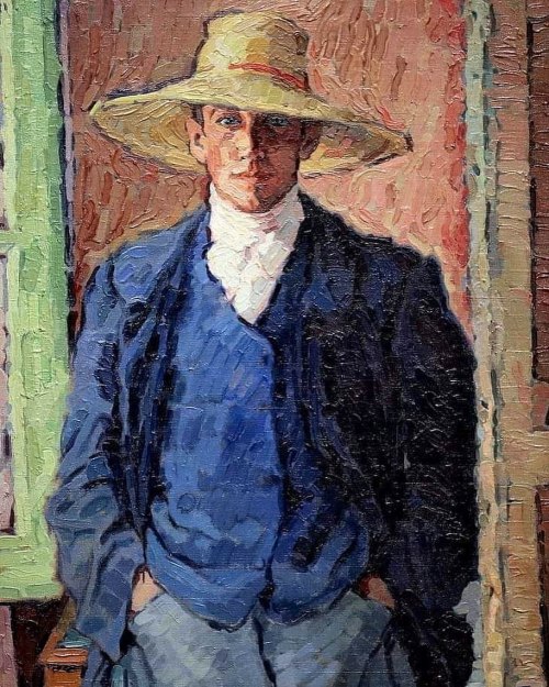   Self-Portrait 1906 by Rudolf Tewes  