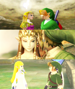 potionxshop: Zelda & Link - Looking at each other