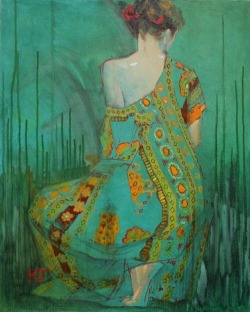 showslow:  Ekaterina Goncharova, In anticipation of summer 